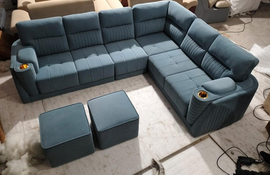 L-SHAPE CORNER SOFA SET