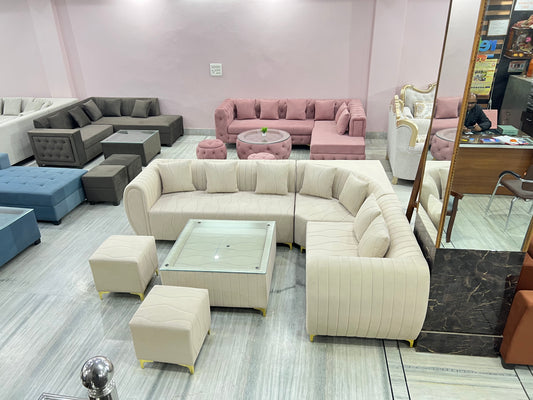 l corner sofa set