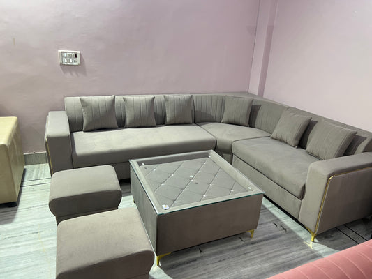 l corner sofa set